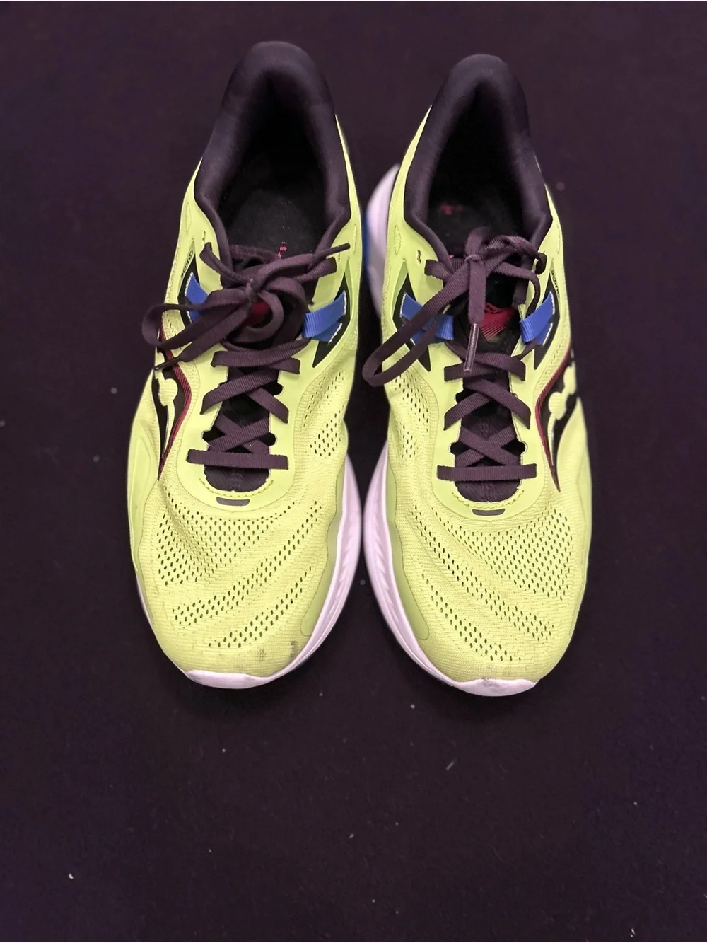 Saucony Blue Athletic Running Shoes with Neon Yellow Accents Saucony Endorphin Azura Men main image 3